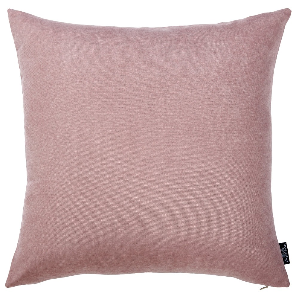 Set Of 2 Mauve Pink Brushed Twill Decorative Throw Pillow Covers