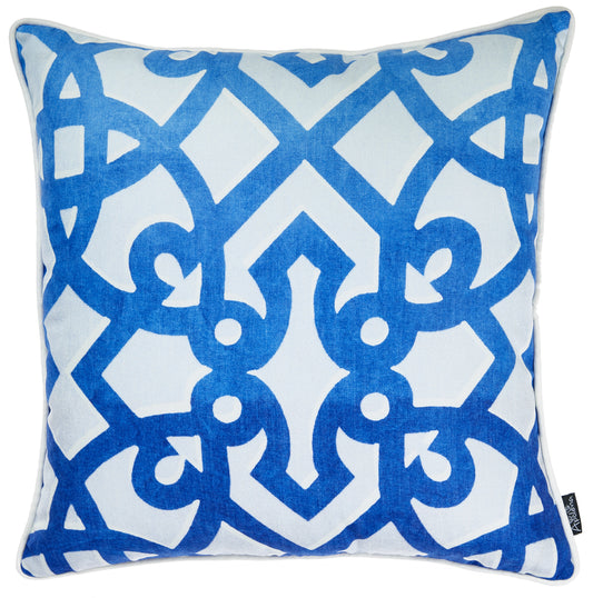 18" Blue Throw Pillow Cover