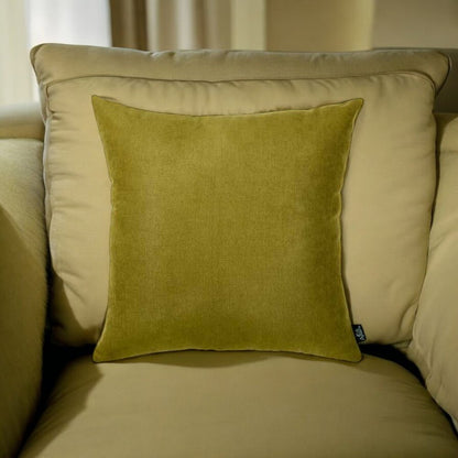 20"X20" Lime Green Honey Decorative Throw Pillow Cover (2 Pcs In Set)