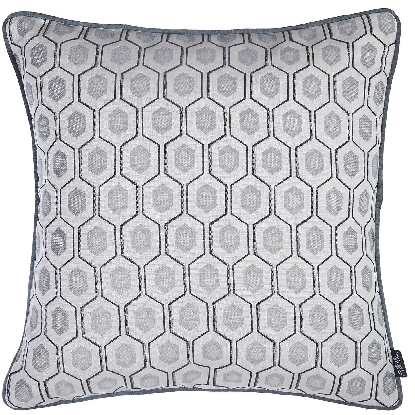 17" Gray Throw Pillow Cover