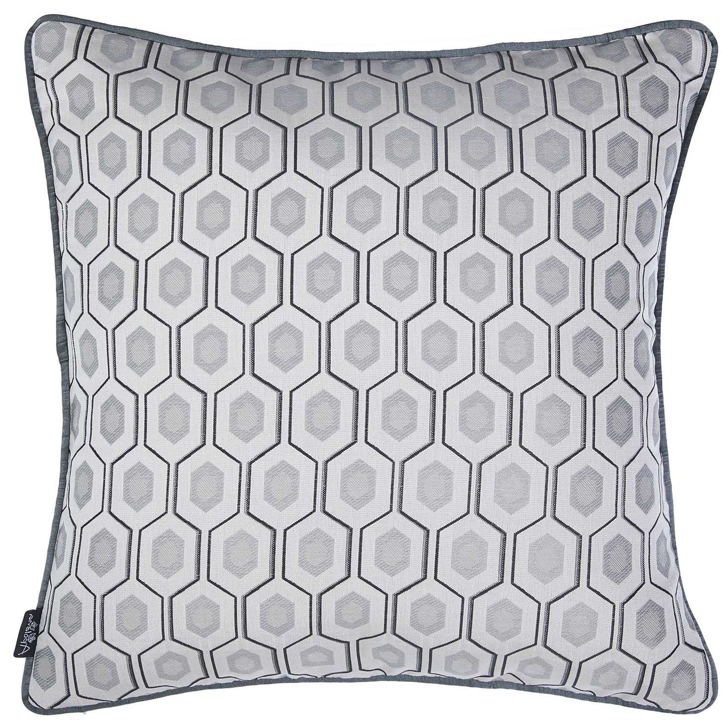 17" Gray Throw Pillow Cover