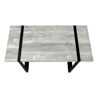24" Gray and Black Computer Desk