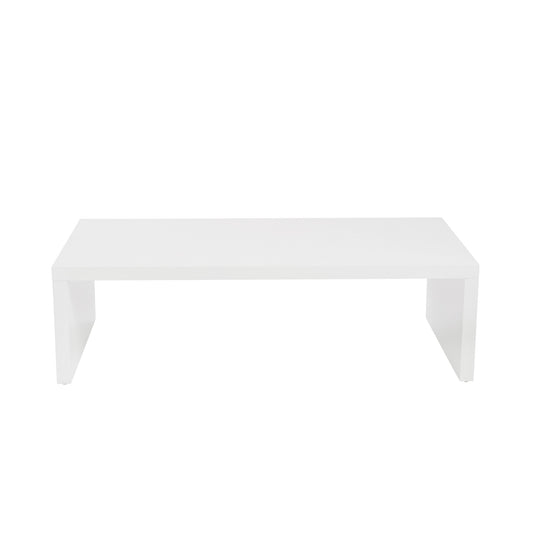 47" White Coffee Table