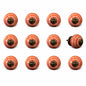 1.5" X 1.5" X 1.5" Ceramic Metal Multicolor 12 Pack Knob
