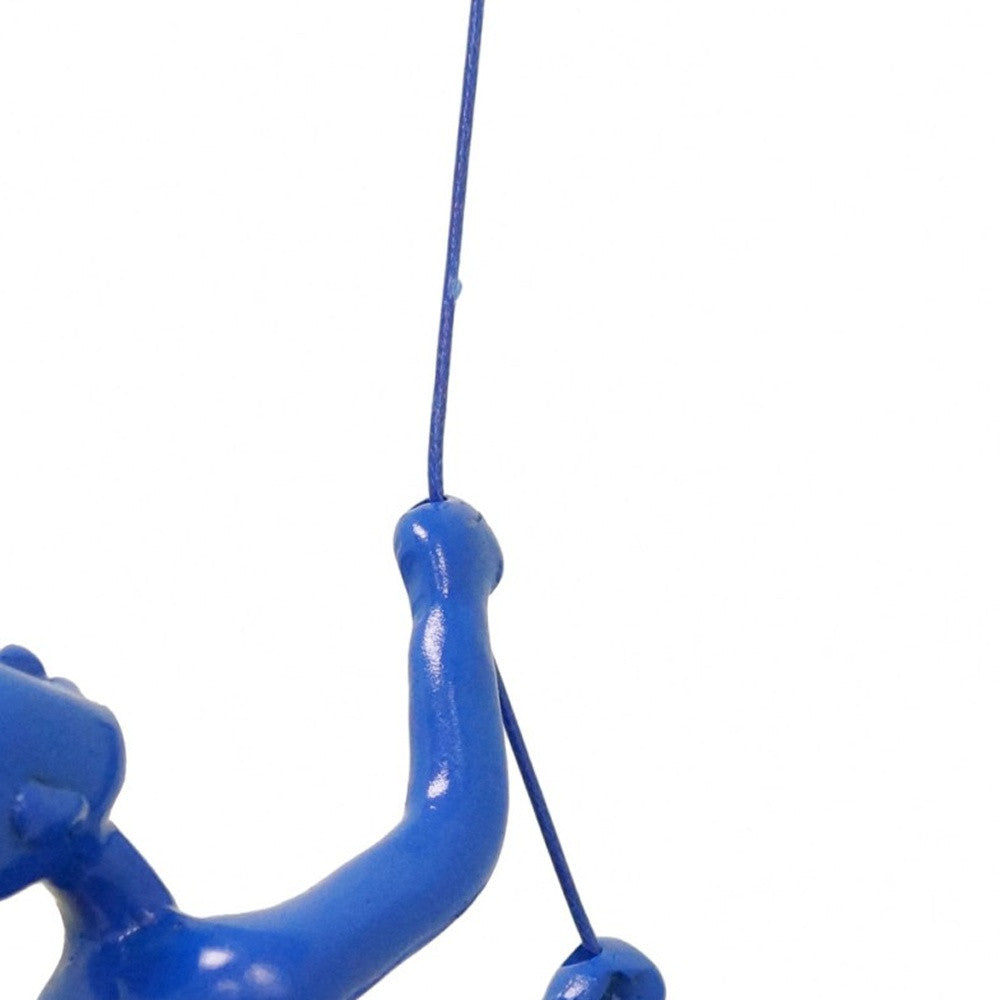 6" X 3" Blue Resin Novelty Hanging Dimensional Sculpture