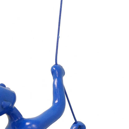 6" X 3" Blue Resin Novelty Hanging Dimensional Sculpture