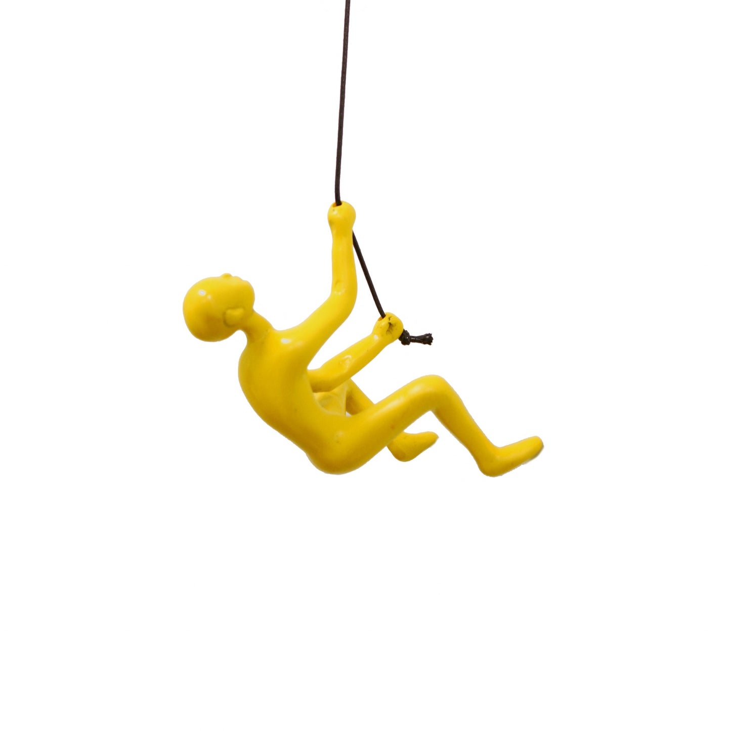 6" X 3" Yellow Resin Novelty Hanging Dimensional Sculpture