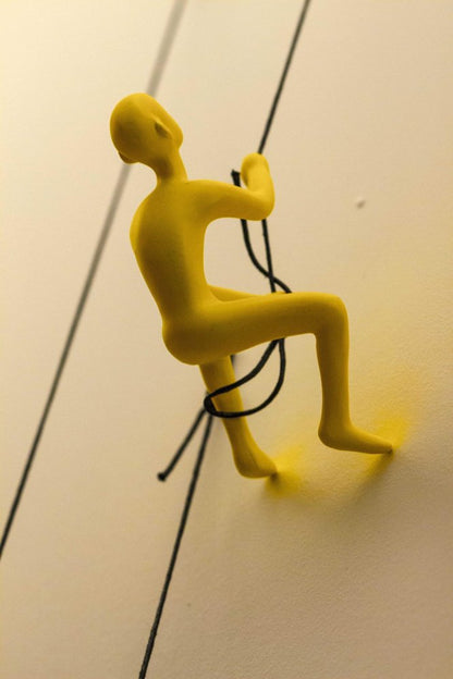 6" X 3" Yellow Resin Novelty Hanging Dimensional Sculpture