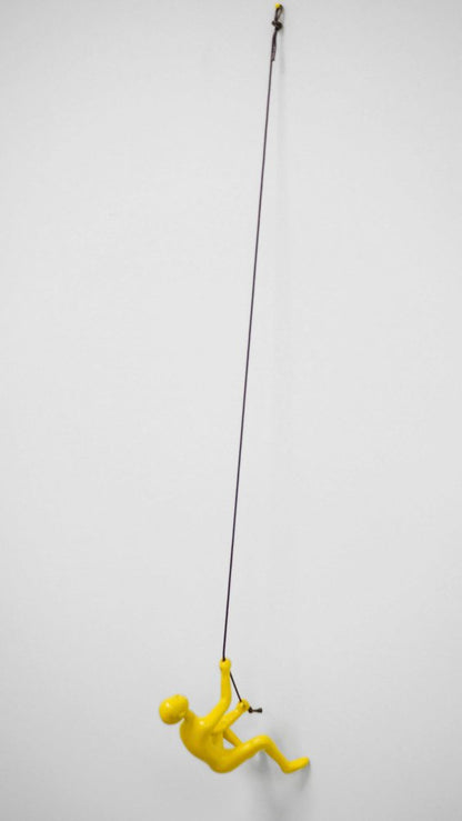 6" X 3" Yellow Resin Novelty Hanging Dimensional Sculpture