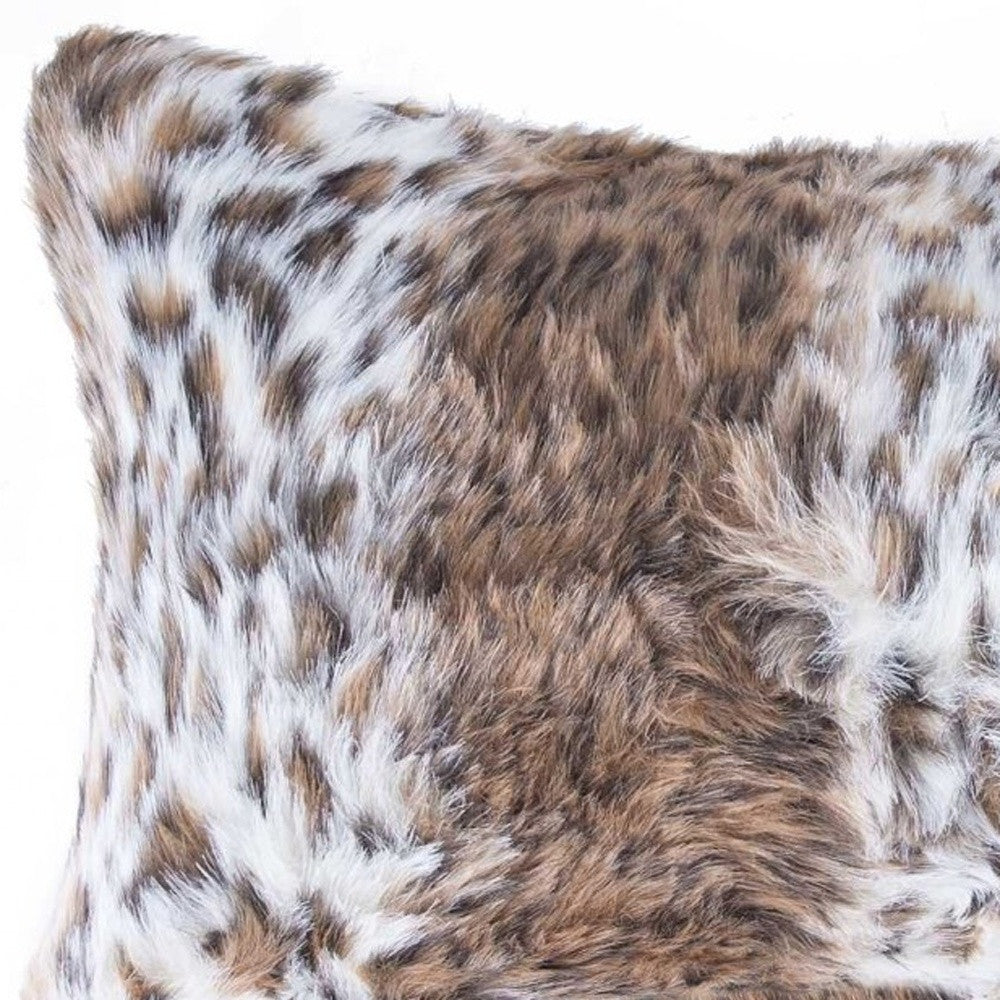 20" X 12" X 5" Acrylic Plush Polyester Polyfill Lynx 2 Pack Pillow