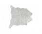 5' X 8' Gray Faux Fur Washable Area Rug