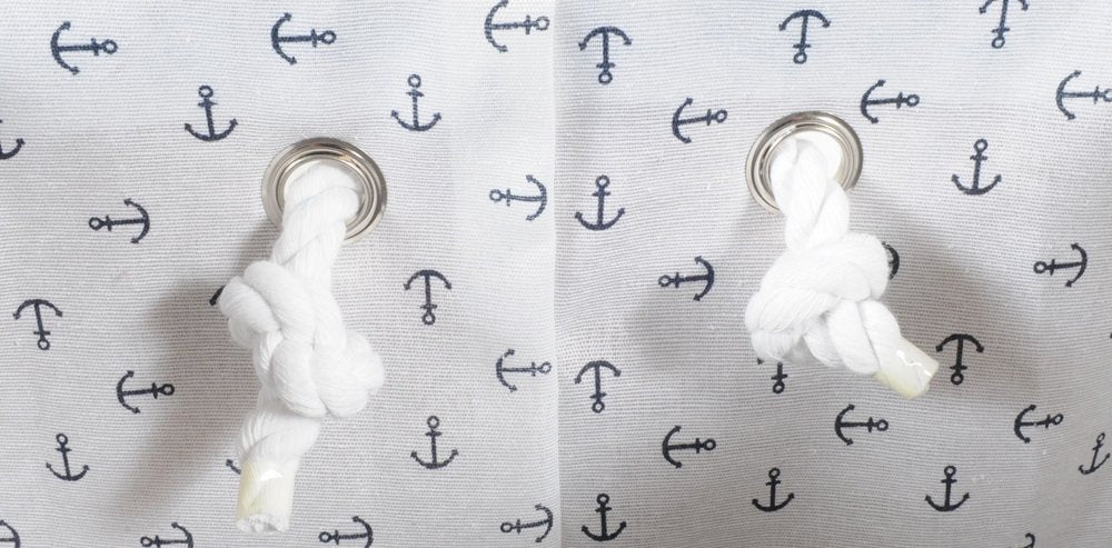 13.5" X 17" X 22.5" Blue Fabric Basket With Bow  Decoration Set Of 5