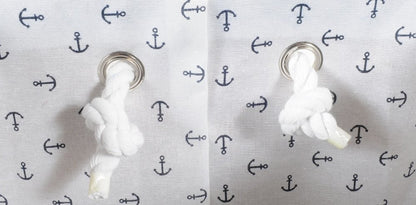 13.5" X 17" X 22.5" Blue Fabric Basket With Bow  Decoration Set Of 5