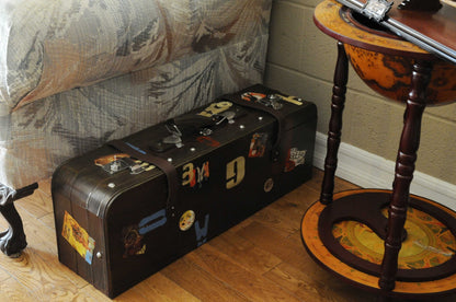 Cool Vintage Brown Decorative Suitcase