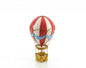 8.5" X 8.5" X 14.5" Vintage Hot Air Balloon