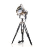 29" Silver Tripod With Metal Novelty Shade