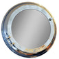 21" Silver Round Aluminum Framed Accent Mirror