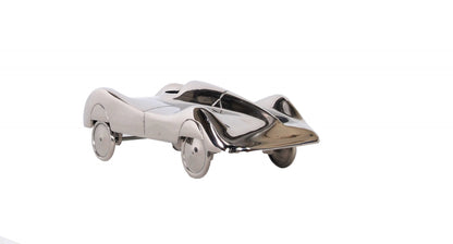 3" Nickel Aluminum Hand Painted Model Car Tabletop Sculpture