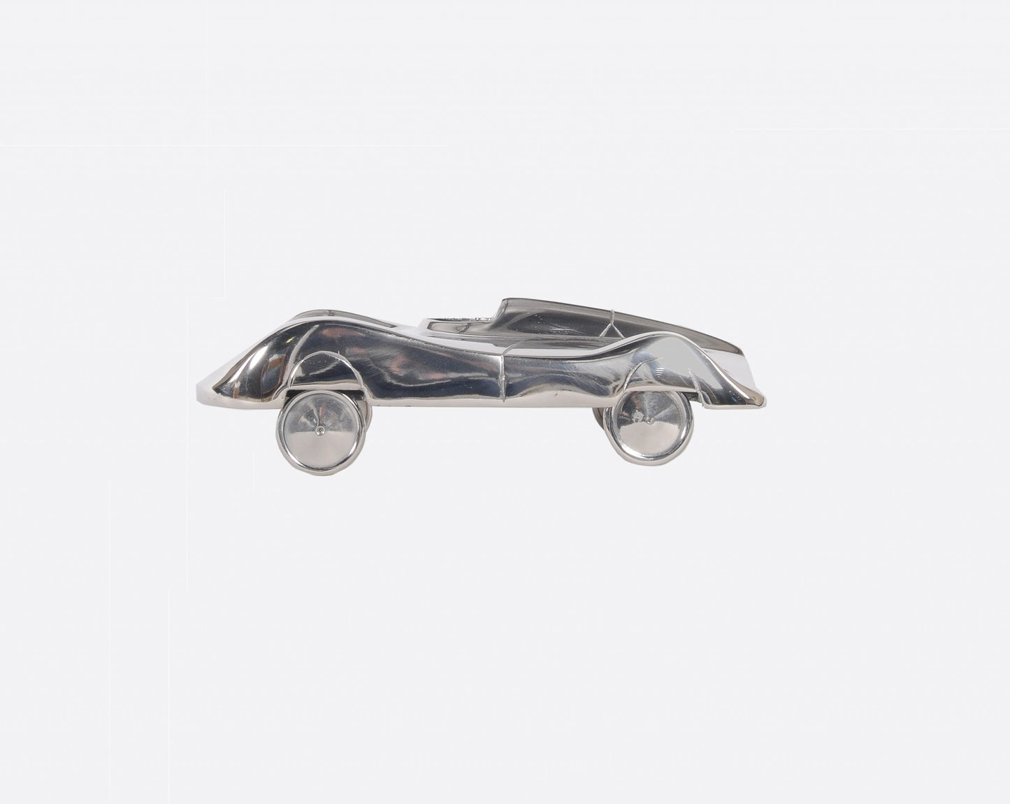 3" Nickel Aluminum Hand Painted Model Car Tabletop Sculpture