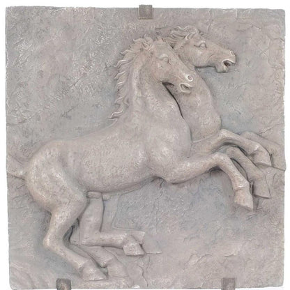 29" X 5" Gray Resin Wall Decor