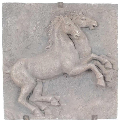 29" X 5" Gray Resin Wall Decor