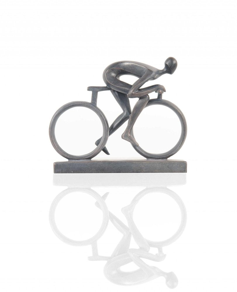 7" Black Resin Hand Painted Figurine