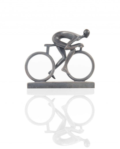 7" Black Resin Hand Painted Figurine