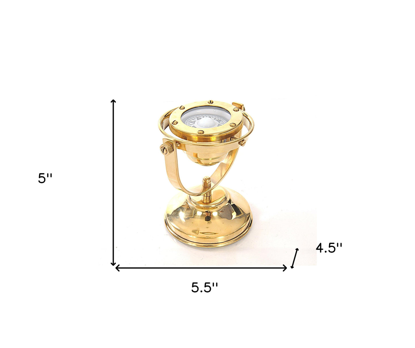 4.5" X 5" X 5.5" Gimbaled Compass