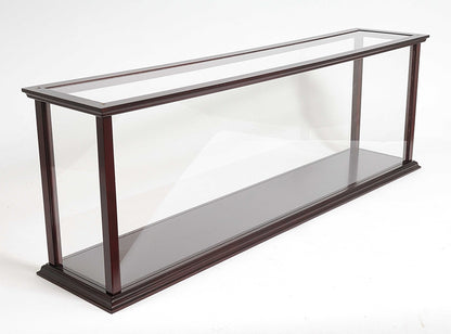 39" Dark Brown Glass Standard Display Stand