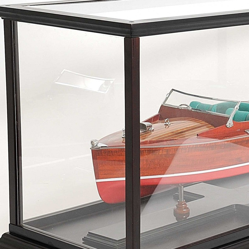 14" X 37.5" X 15" Display Case For Speed Boat