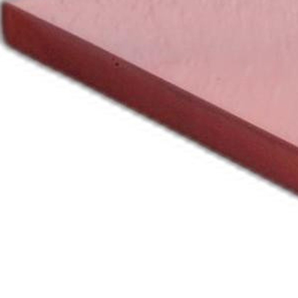 10" Red Solid Wood Wall Mounted Floating Shelf