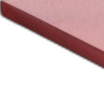 10" Red Solid Wood Wall Mounted Floating Shelf