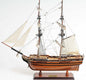 24" Brown Solid Wood Hand Painted Boat Model Boat
