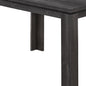 47" Black Dining Table