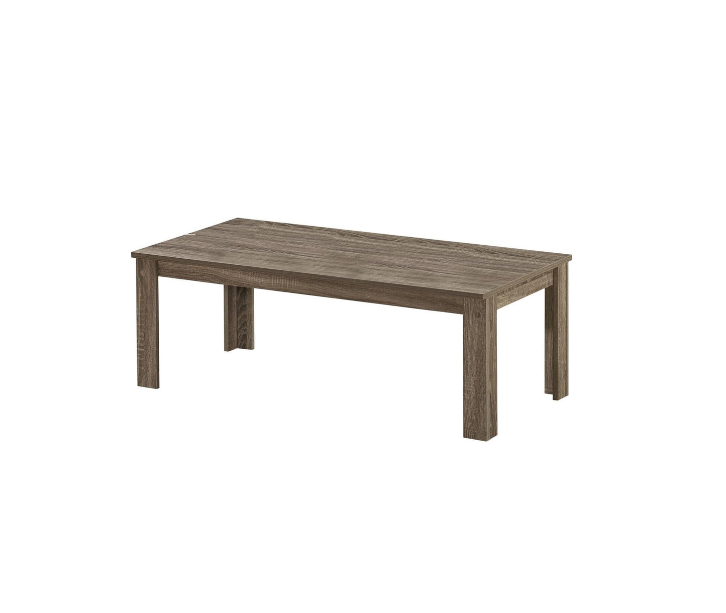 Set of Three 44" Taupe Coffee Table