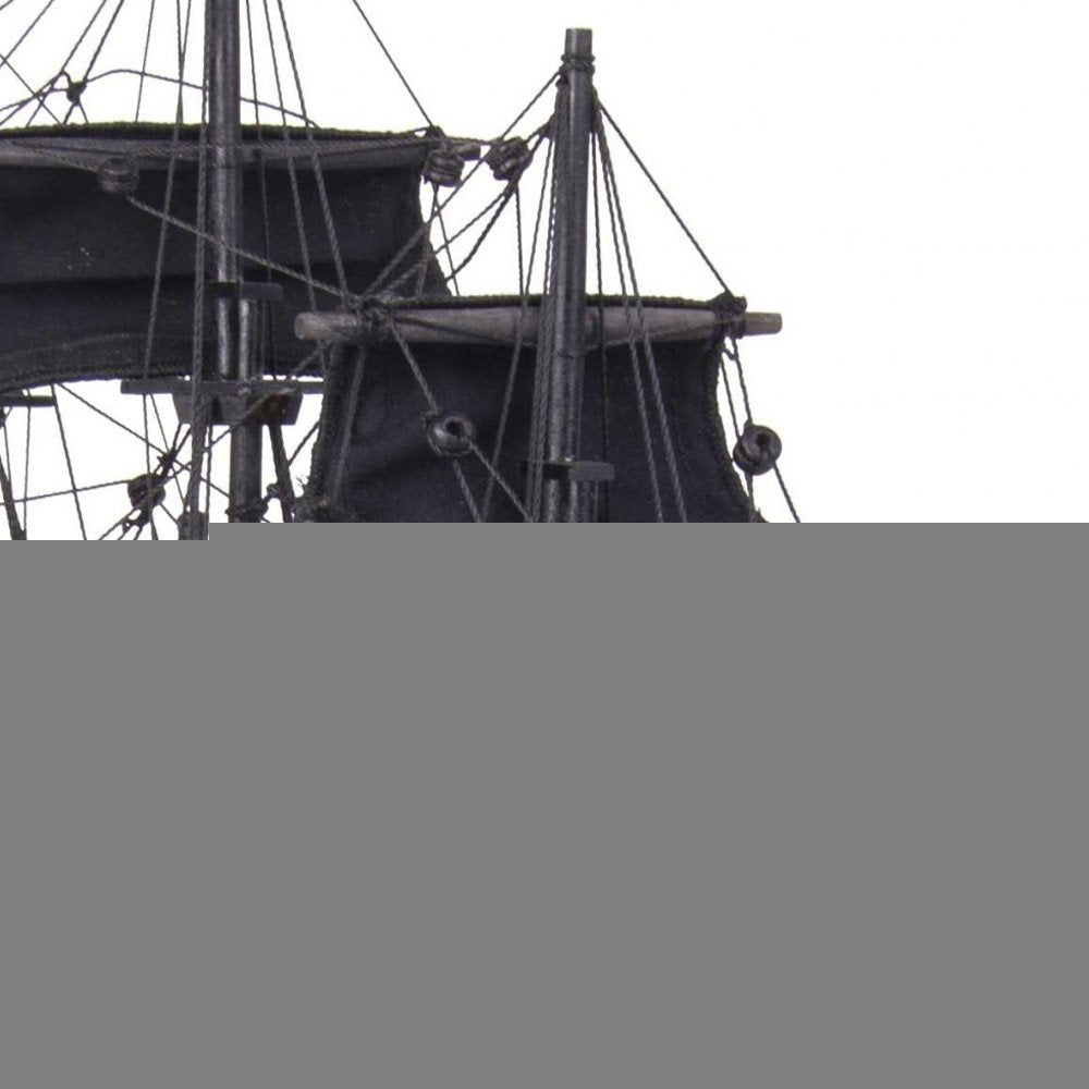 6.5" X 20" X 19"Black Pearl Pirate Ship