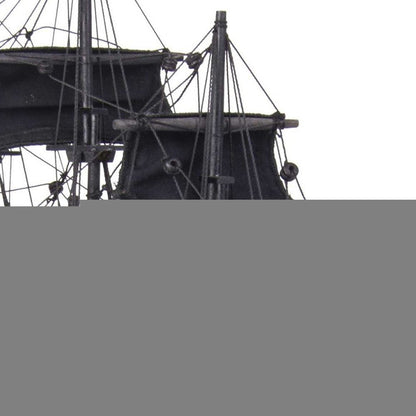 6.5" X 20" X 19"Black Pearl Pirate Ship