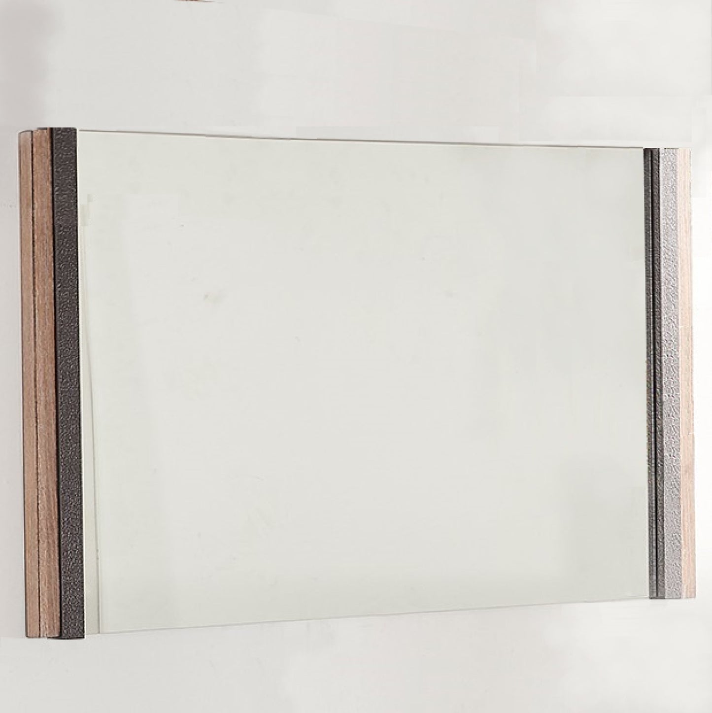 35" Natural Framed Accent Mirror