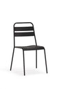 Set of Four Gray Faux Leather Dining Side Chairs