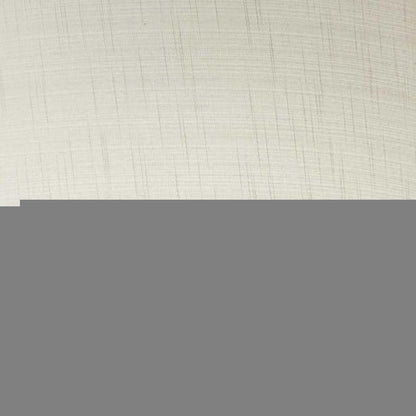 61" Brass Metal Floor Lamp With White Fabric Cylinder Shade