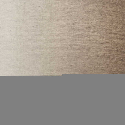 26" Antiqued Brass Solid Wood Table Lamp With Beige Drum Shade