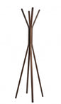 68" Natural Modern Wood Coat Tree Rack