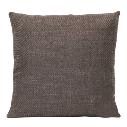 18" Brown Mocha Tweed Throw Pillow