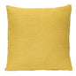 18" Mustard Yellow Tweed Textured Velvet Throw Pillow