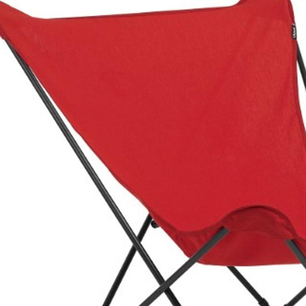 36" Yellow and Stainless Steel Metal Outdoor Camping Chair