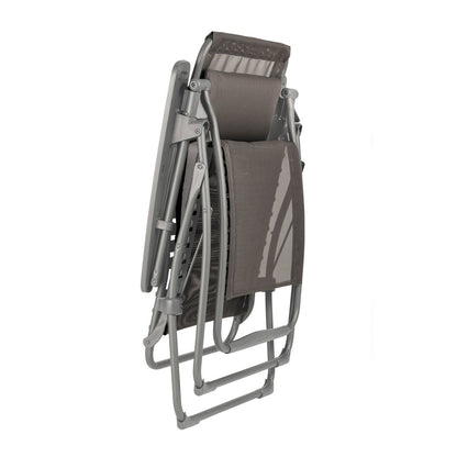 28" Graphite Metal Outdoor Zero Gravity Chair with Graphite Cushion