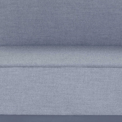 35" Gray and TPU Coating Metal Outdoor Modular with Gray Cushion