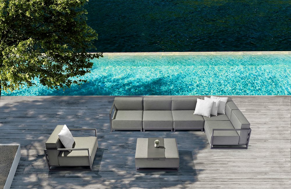 41" Gray Linen Side Chair