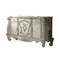 38" White Solid Wood Six Drawer Combo Dresser