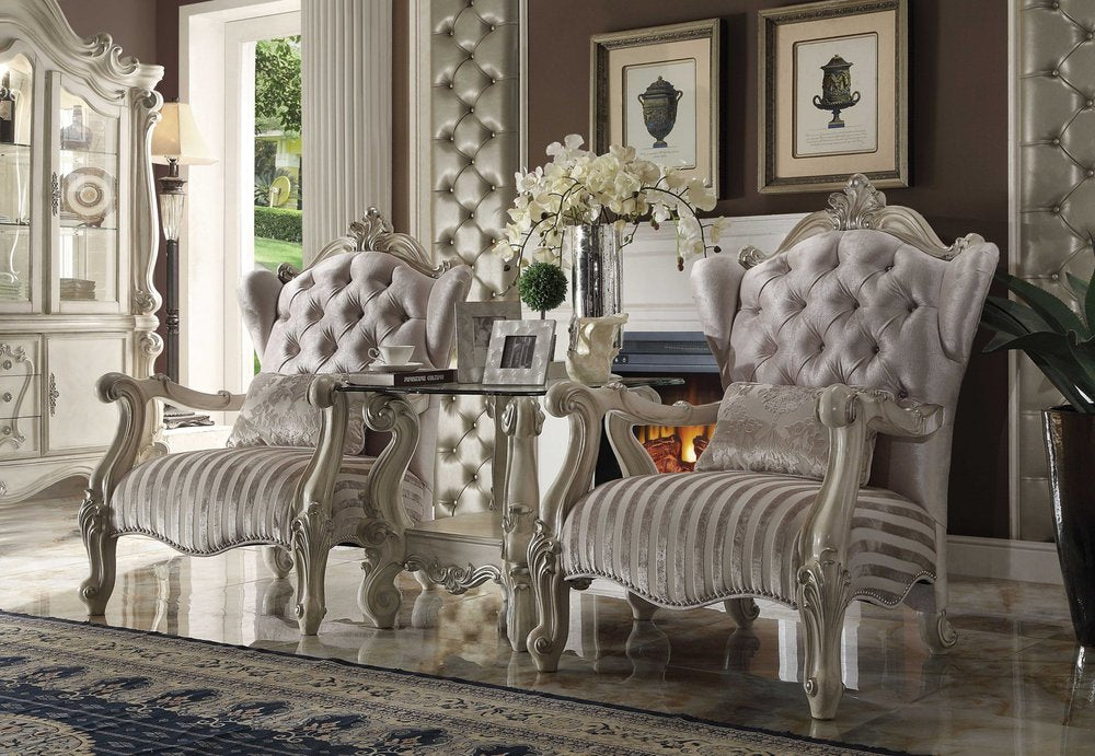 34" Golden Brown and Chocolate Velvet Tufted Arm Chair And Toss Pillow